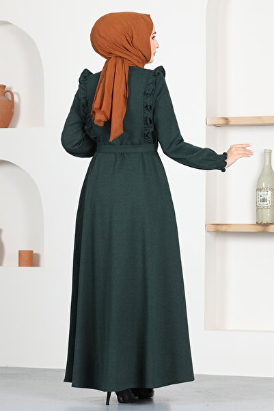 ModaMerve Ferace cu centuri MSL4320 Smarald