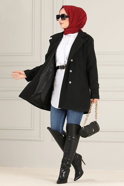 ModaMerve Manta Neagra Stamp - Model MSS5050