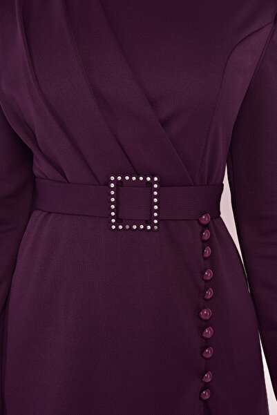 ModaMerve Belted Plum Asm2578 Transshipment Machine