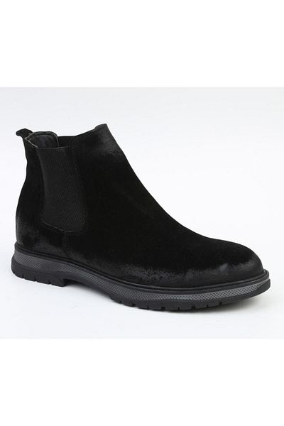 CHOPPER Chelsea Model Genuine Leather Orthopedic Comfort Black