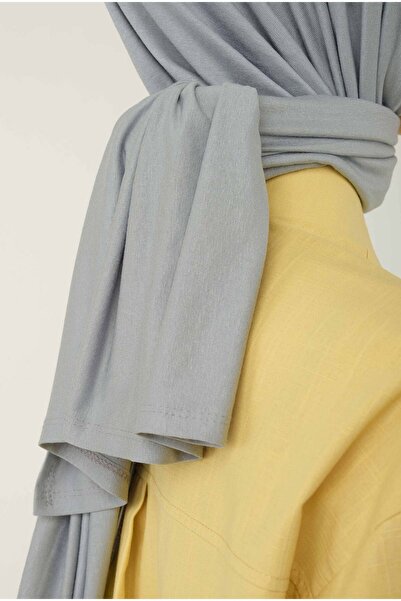 HEQA Penye Şal Açık Gri