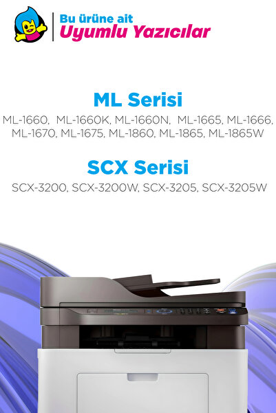 tonermax Samsung Mlt-d104s Muadil Toner/ Ml-1660 / Ml-1665 / Ml-1670 / Ml-1675