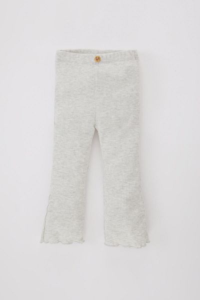 DeFacto Ribbed Baby Girl Camisole Tights - Flared Leg Z4739a223au