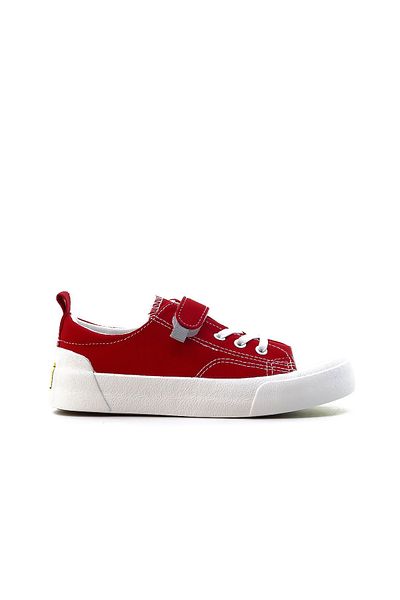 Vicco VICCO LEE Unisex Kids Linen Casual Shoes - Basic Anatomical Sole, EU Red 24Y 346.141