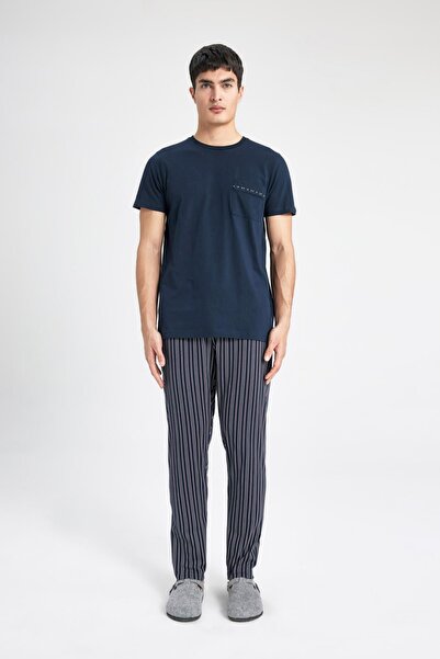 DeFacto Regular Fit Short Sleeve Pajamas Set - C5769ax23wn
