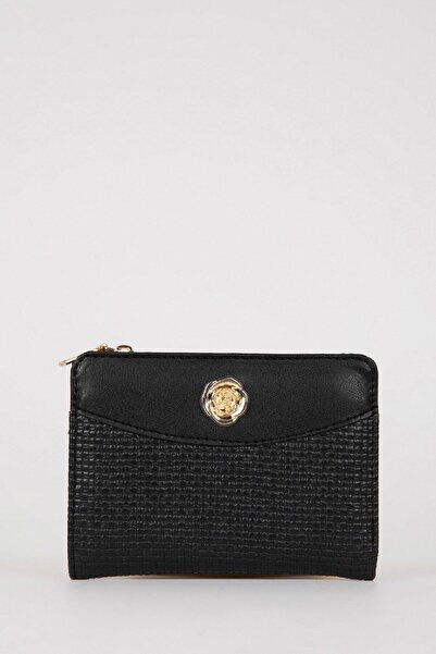 DeFacto Portofel de damă din piele artificială cu cataramă D6847axns