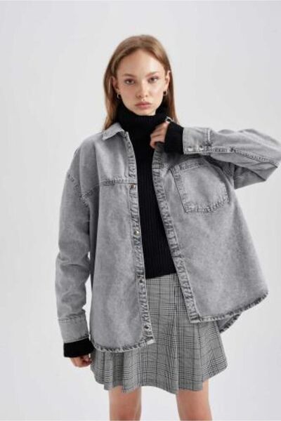 DeFacto A9576ax23au Model Jean Jacket