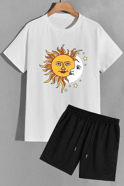 PAWWY Güneş Ayar - Σετ φόρμας με σορτς και μπλουζάκι