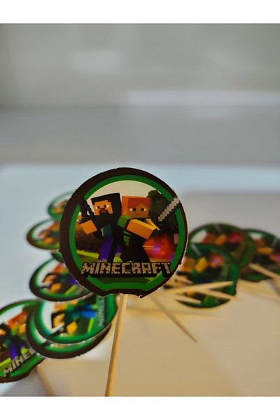 MINECRAFT Set of 20 Themed Toothpicks