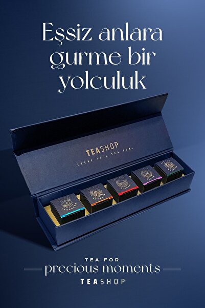TeaShop Precious Moments Collection - Hangover/sunbath/dinner/sleep/royalt 5 Li Çay Seti