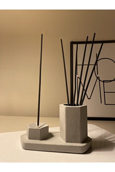 Genel Markalar Kums Relax Dekoratif Tütsülük Gri & Baykuş Obje