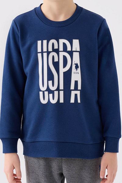 U.S. Polo Assn. Комплект поло за момче 4-15 години с лиценз - тъмносин
