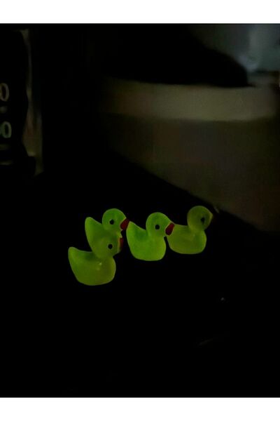 Plantarrium Design بطة صغيرة - مجموعة من 4 قطع للرؤية الخلفية والزهور والمرآة...