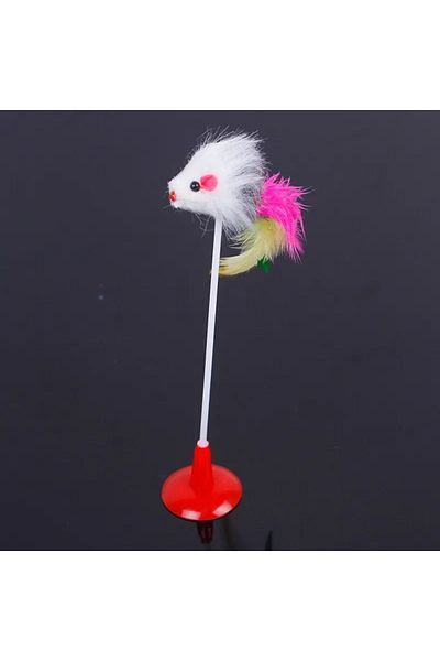 Demirhan Group Cat Dog Suction Cup Toy Furry Mouse