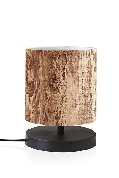 HOMİNG Lampshade Mini Patterned Tree Bark Head