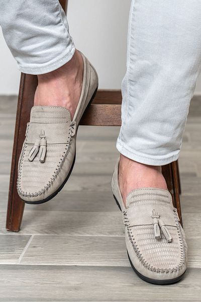 D&M DANİ&MARCA Genuine Leather Men's Casual Shoes, Loafer Shoes, Summer Men's Shoes