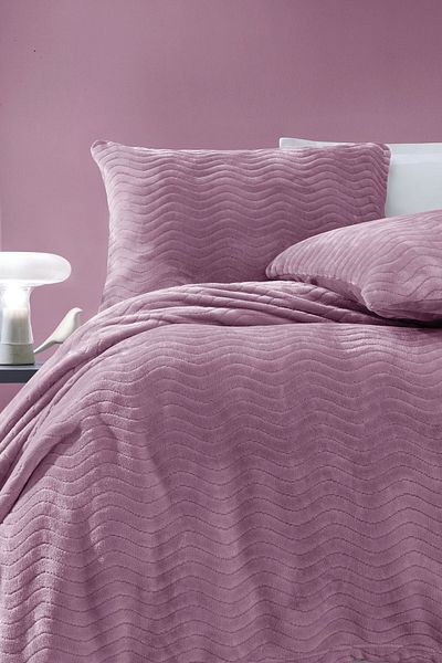 Yataş Dazel Double Bedspread Set - 240X225 Cm, Ash Purple