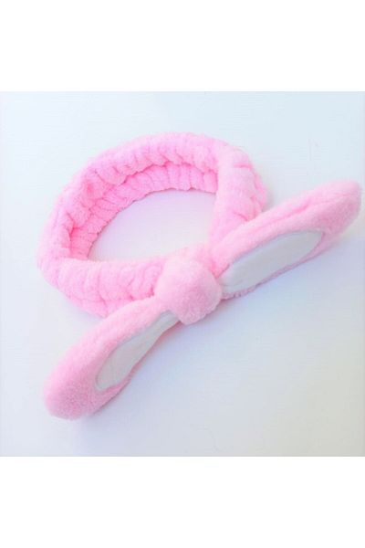 Alingo Plush Rabbit Ear Model Children's Pink Hair Band