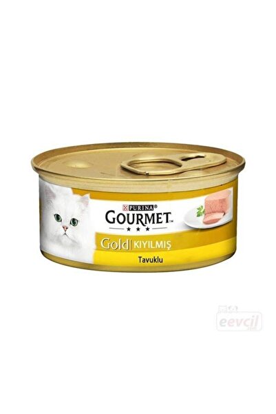 Gourmet Gourmet Gold Kıyılmış Tavuklu Yaş Kedi Maması 85gr 12 Al 10 Öde