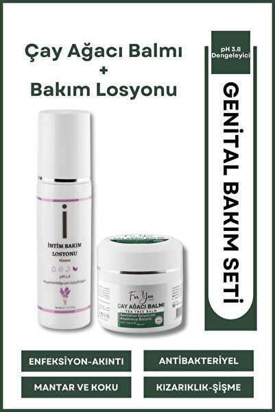For You Gold Intim Genital Bölge Akıntı, ve Koku Gidermeye Yardımcı Losyon + ...
