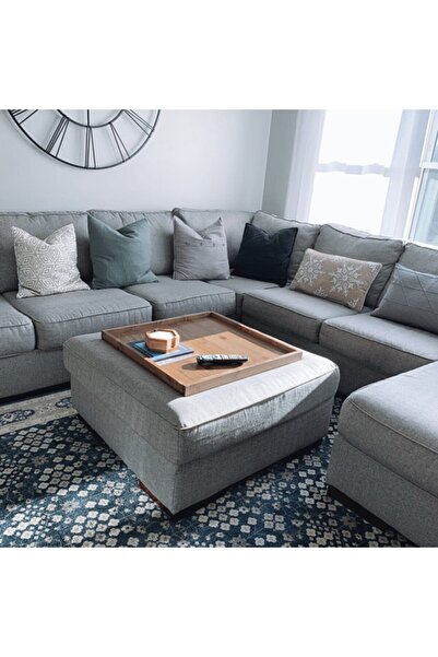 Genel Markalar Osmanlı Tepsisi, Büyük, Ahşap Tepsi, Kahvaltı Tepsisi, Puf Tepsisi