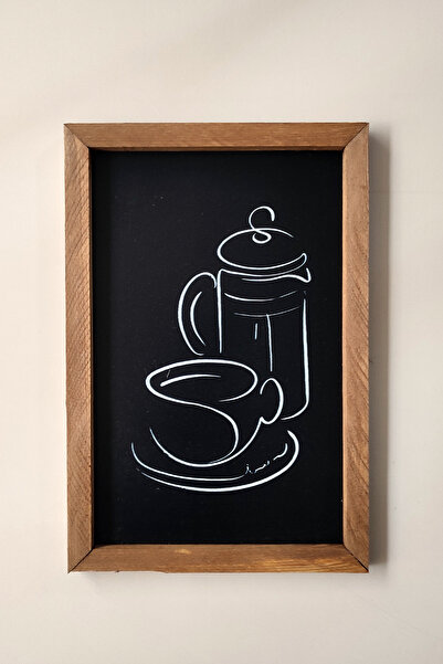 Wooden Factory Γραμμικό φίλτρο Τραπέζι καφέ και φλιτζάνι, γωνιακό τραπέζι καφ...