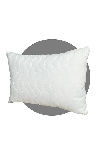 Arel Home Cotton Quilted Pillow - Zippered and Protective