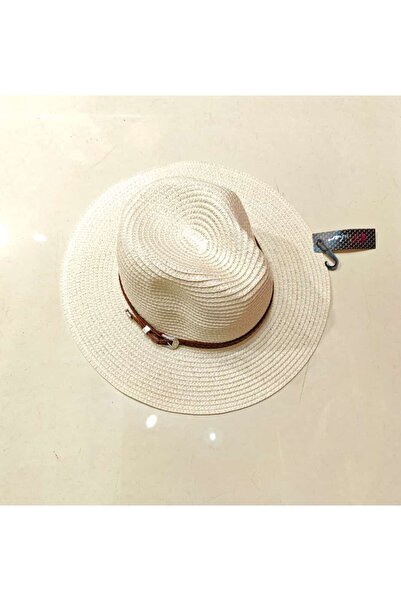Prahar Unisex Panama Jackson Hasır Kemerli Şapka