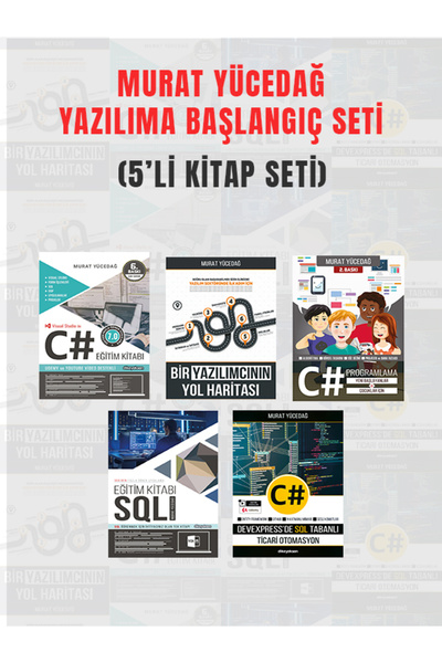 Dikeyeksen Yayıncılık Murat Yücedağ 5'li Kitap Seti