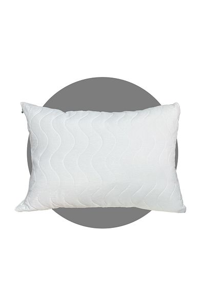 Arel Home Cotton Quilted Pillow - Zippered and Protective
