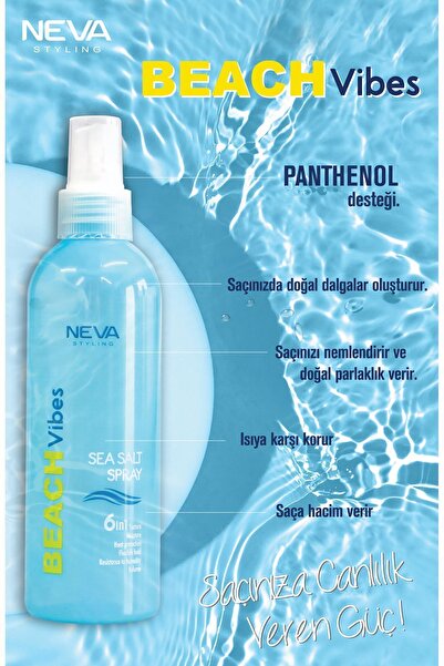 Neva Styling 2'Lİ SET BEACH Vibes SEA SALT Sprey (200ml X 2 adet)
