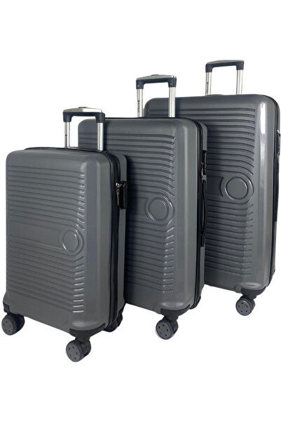 bussines BUSINESS 3LÜ VALİZ SET NARDO GRİ BS-019