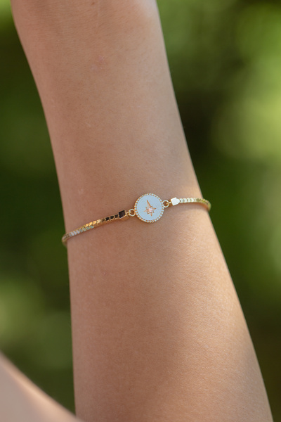 Çgk Çiğdem Gürel Kuyumculuk Kuzey Yıldızı Altın Bileklik