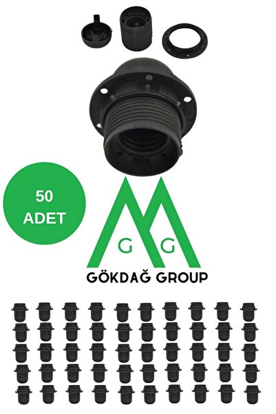Naturel Lighting E-27 Siyah Duy 50 Adet