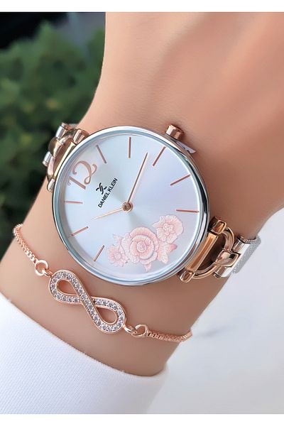 Daniel Klein Daniel Klein Waterproof Women's Watch and Gift Bracelet