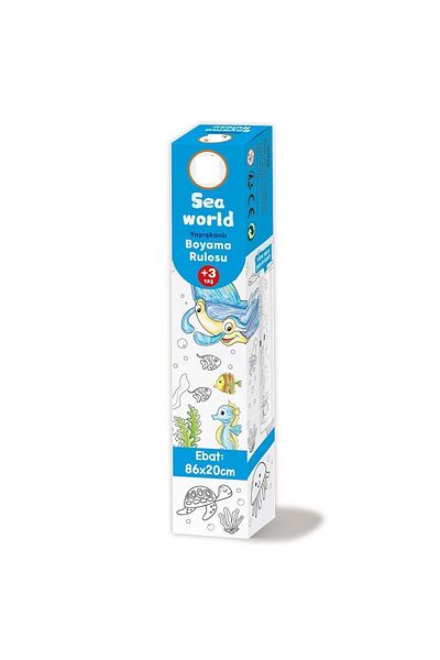 ileri grup SEA WORLD Adhesive Roll Painting Paper - 86x20 cm