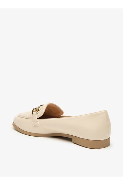 Celeste Women's Quilted Loafers with Metallic Accent