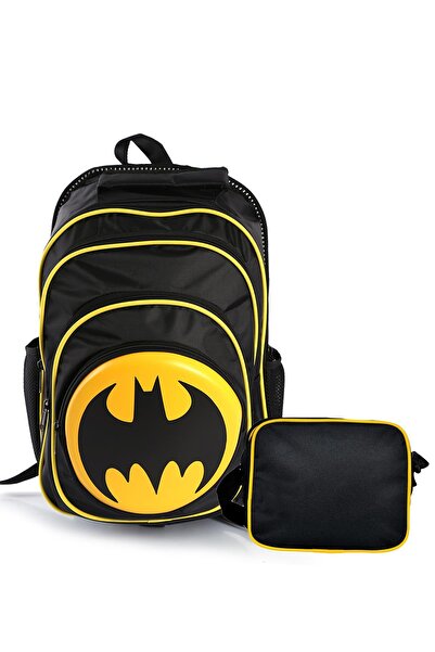 Mashotrend 4 Gözlü Batman Okul Çantası + Beslenme - Batman İlkokul Çanta İlko...