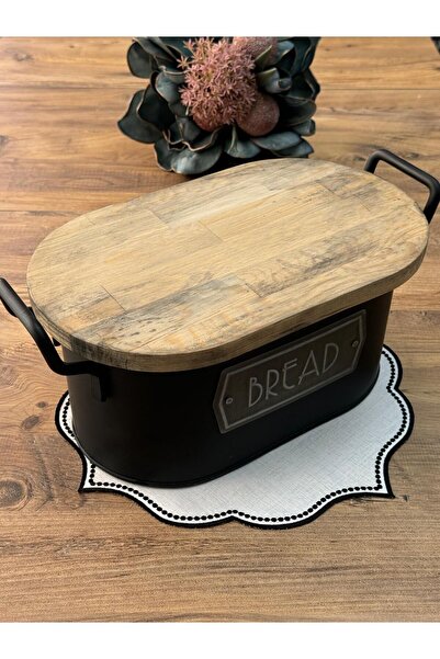Meri Ev Gereçleri صندوق خبز أسود مجلفن