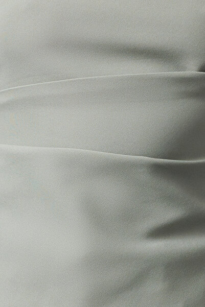 Trendyol Collection Světlá khaki halenka bez ramínek - TWOSS24BZ00348