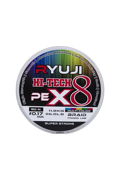 Ryuji Hi-Tech X8 150M Multicolor Rope Line