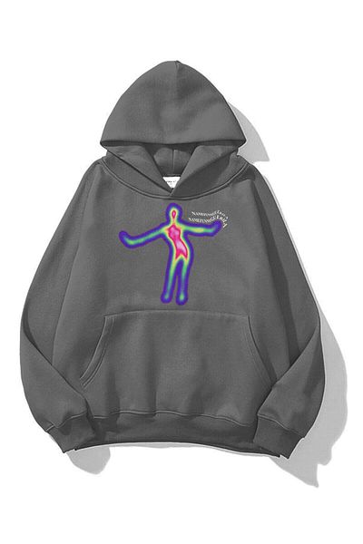 Trendiz Unisex Name Funny Sweatshirt Hoodie Antracite