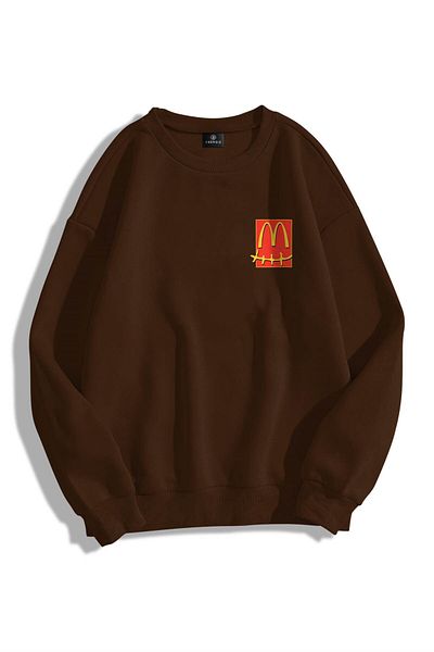 Trendiz Φούτερ με κουκούλα Unisex Cactus Pack Crew Neck