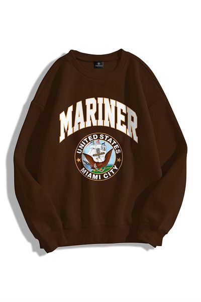 Trendiz Unisex φούτερ με κουκούλα Mariner Crew Neck