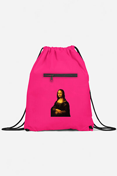 herotasarım حقيبة ظهر رياضية بجيب من موناليزا - Bll4833