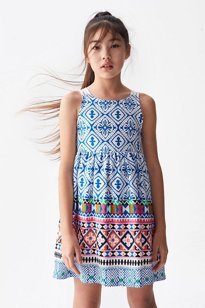 nk kids 76302 Rochie de fetiță albastră Barcelona