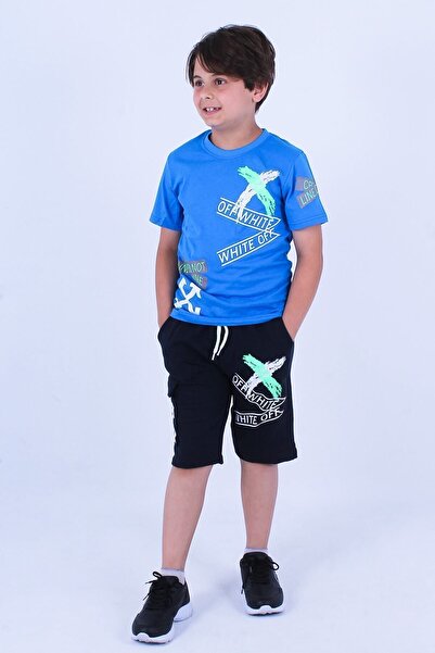 YA KO KİDS Set de costum capri pentru copii cu imprimeu Ya-ko Kids