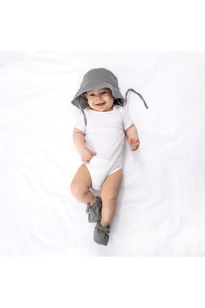 Zuppers Muslin Baby Hat Smoke