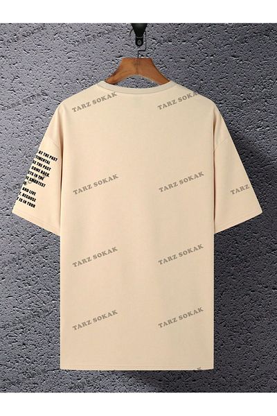 Advantage Ανδρικό μπλουζάκι με σύνθημα CODE Advantage Oversize Off Shoulder
