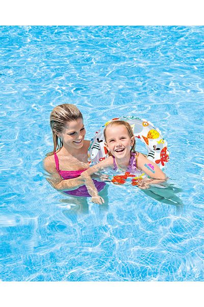 hediyecik Intex Fish Patterned Children's Set - Pool and Sea 51 Cm, 3-6 Years